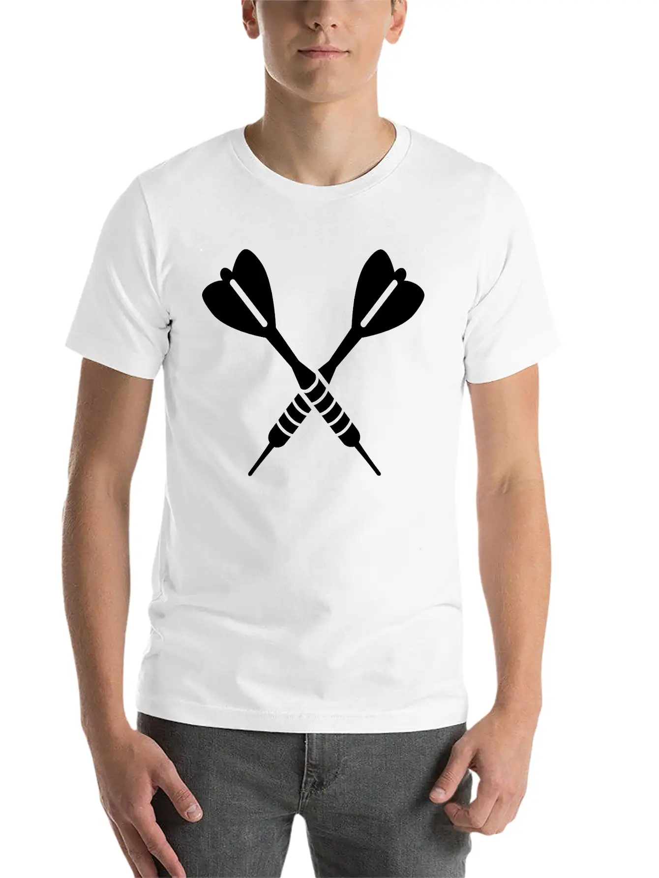 Darts Basic Graphic T-Shirt – Daily Comfort In Soft Cotton