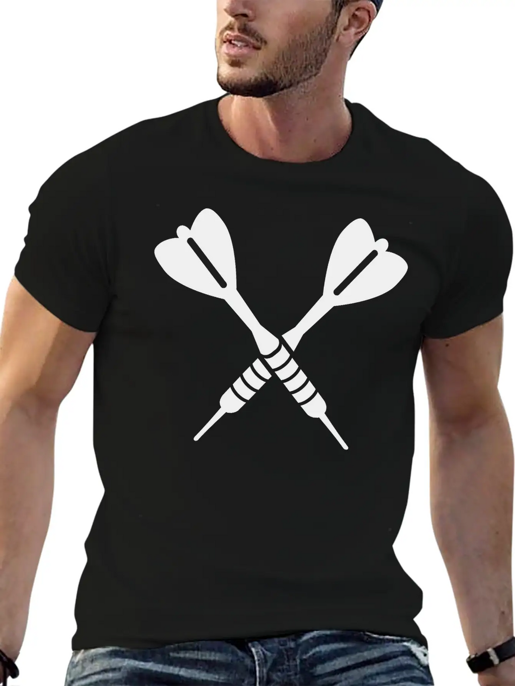 Darts Basic Graphic T-Shirt – Daily Comfort In Soft Cotton