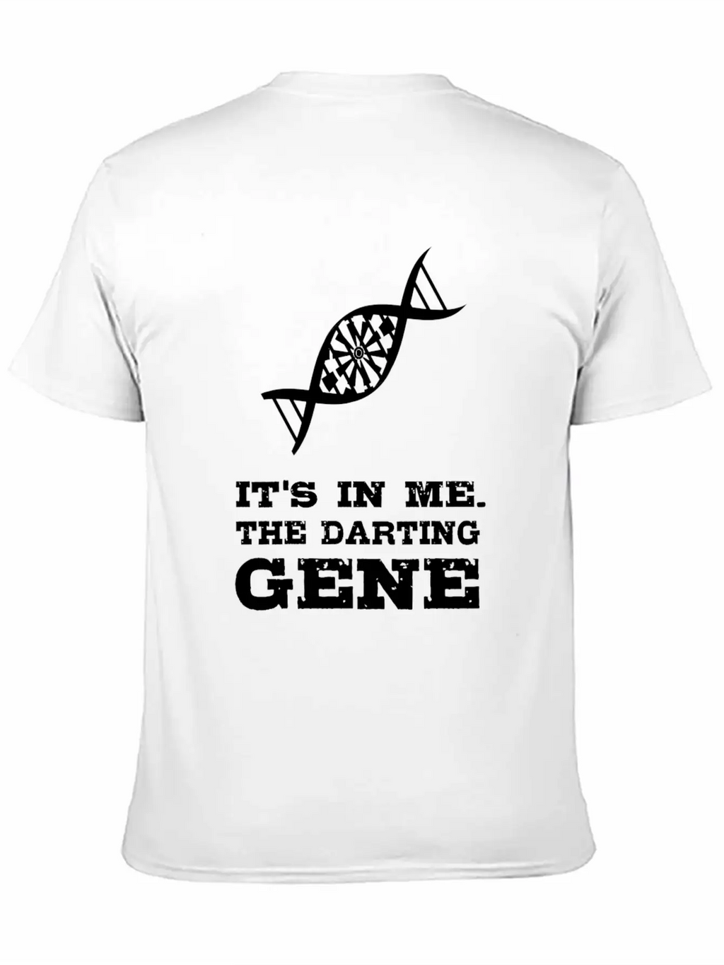 Darts T-Shirt - The Darting Gene. Basic Graphic T-Shirt – Daily Comfort In Soft Cotton