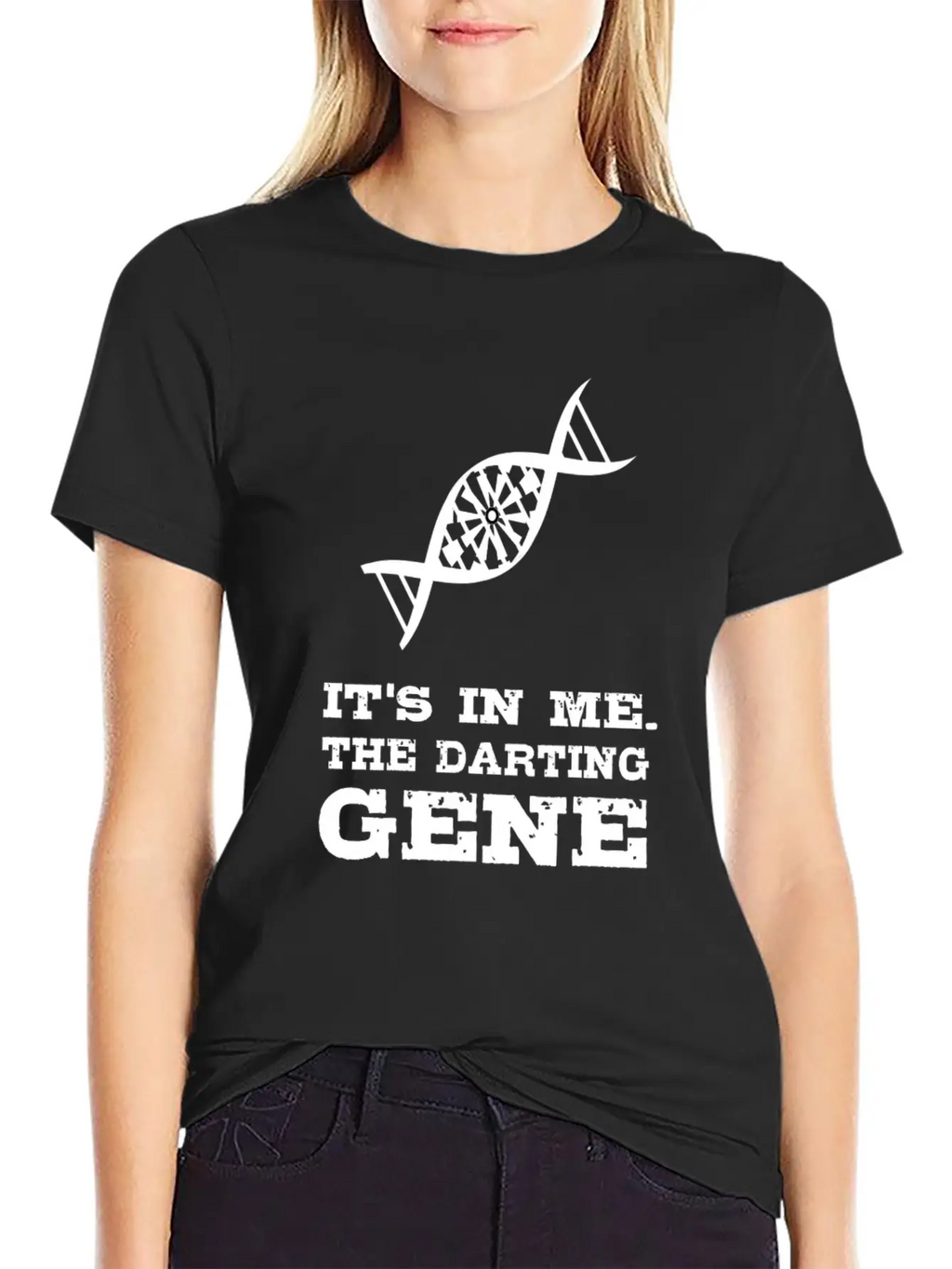 Darts T-Shirt - The Darting Gene. Basic Graphic T-Shirt – Daily Comfort In Soft Cotton
