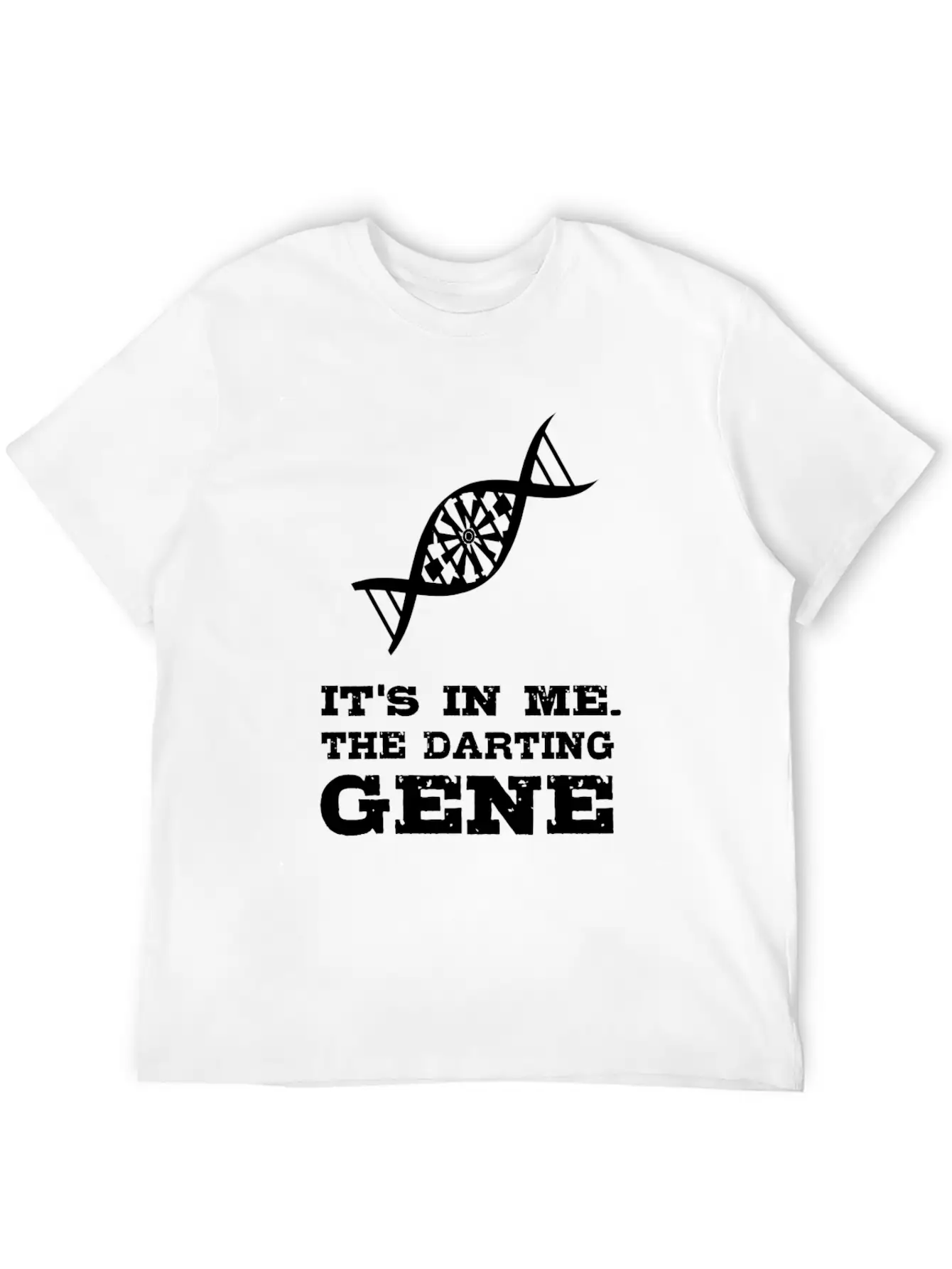 Darts T-Shirt - The Darting Gene. Basic Graphic T-Shirt – Daily Comfort In Soft Cotton