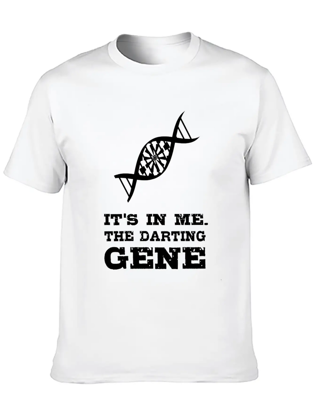 Darts T-Shirt - The Darting Gene. Basic Graphic T-Shirt – Daily Comfort In Soft Cotton