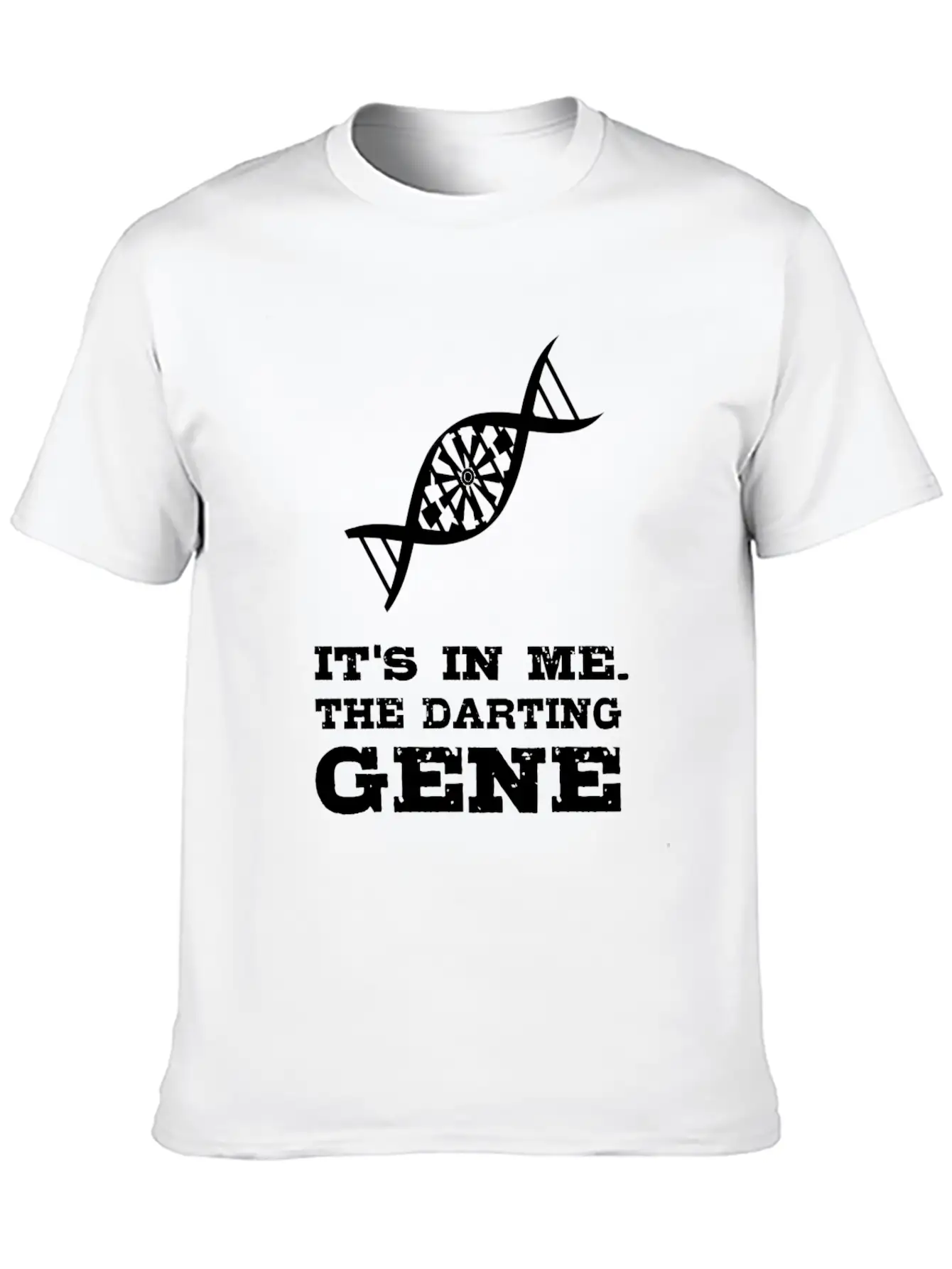 Darts T-Shirt - The Darting Gene. Basic Graphic T-Shirt – Daily Comfort In Soft Cotton