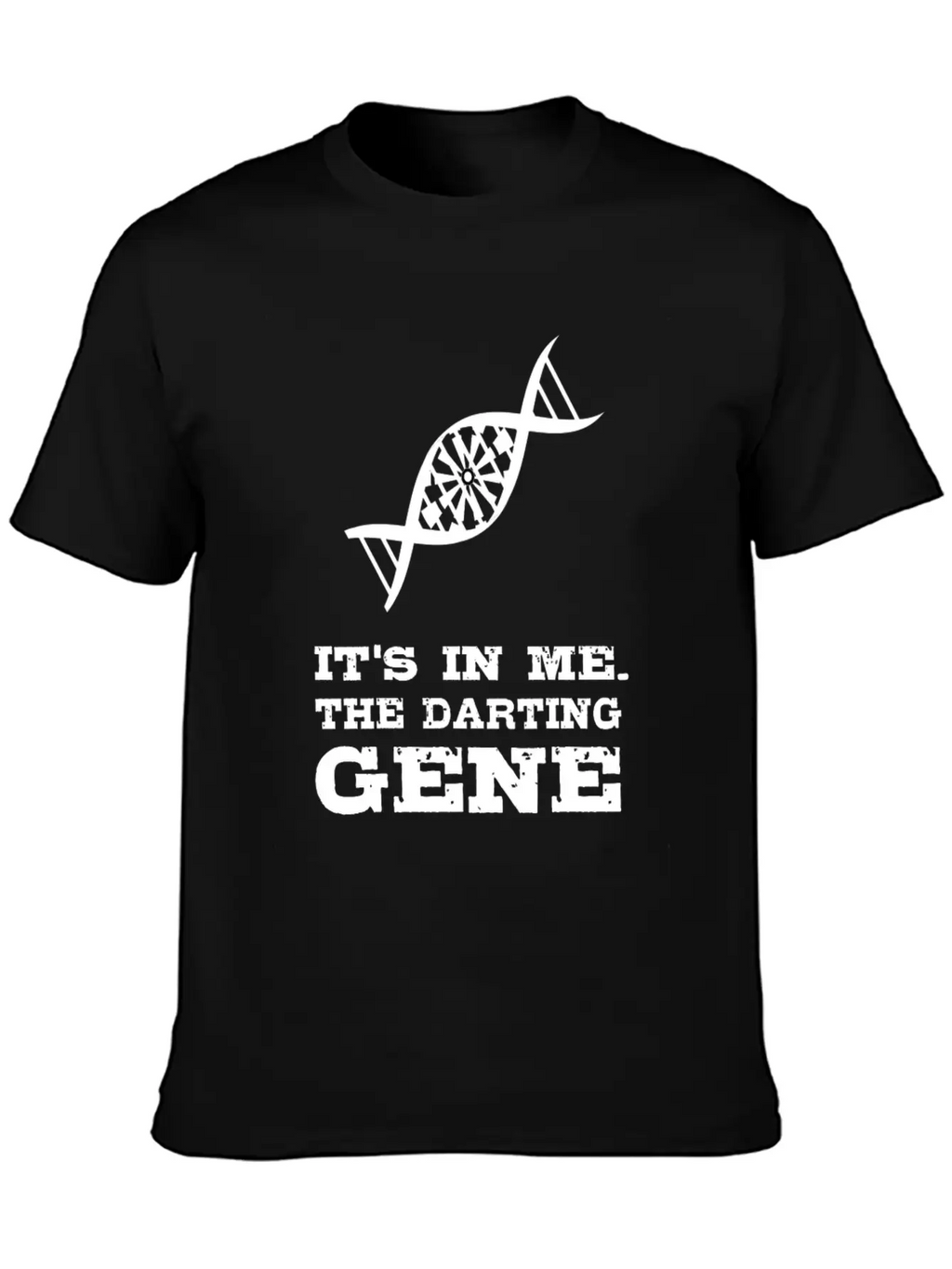 Darts T-Shirt - The Darting Gene. Basic Graphic T-Shirt – Daily Comfort In Soft Cotton
