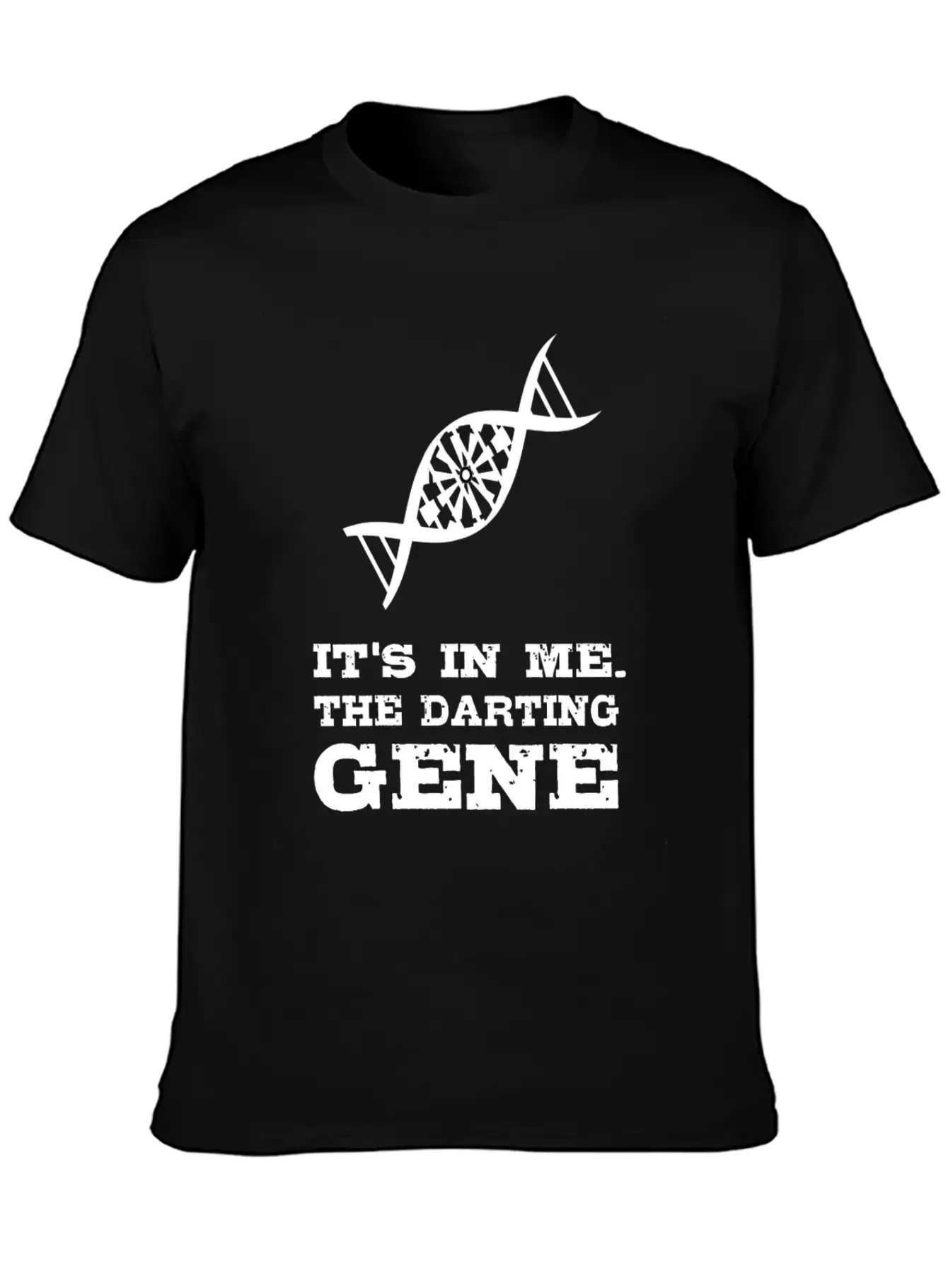 Darts T-Shirt - The Darting Gene. Basic Graphic T-Shirt – Daily Comfort In Soft Cotton