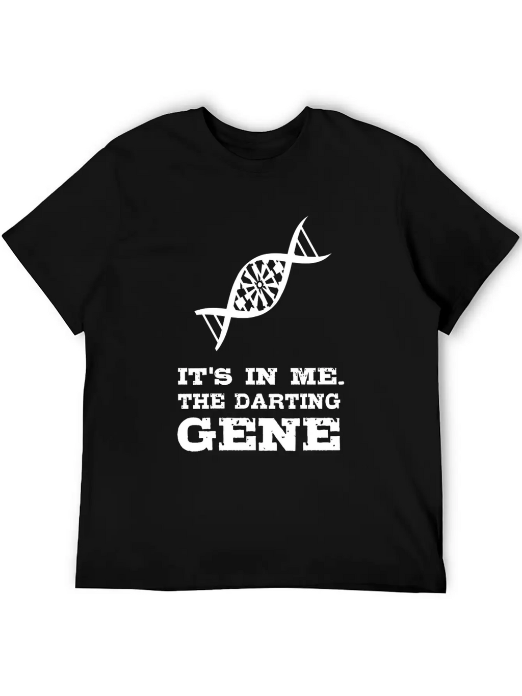 Darts T-Shirt - The Darting Gene. Basic Graphic T-Shirt – Daily Comfort In Soft Cotton