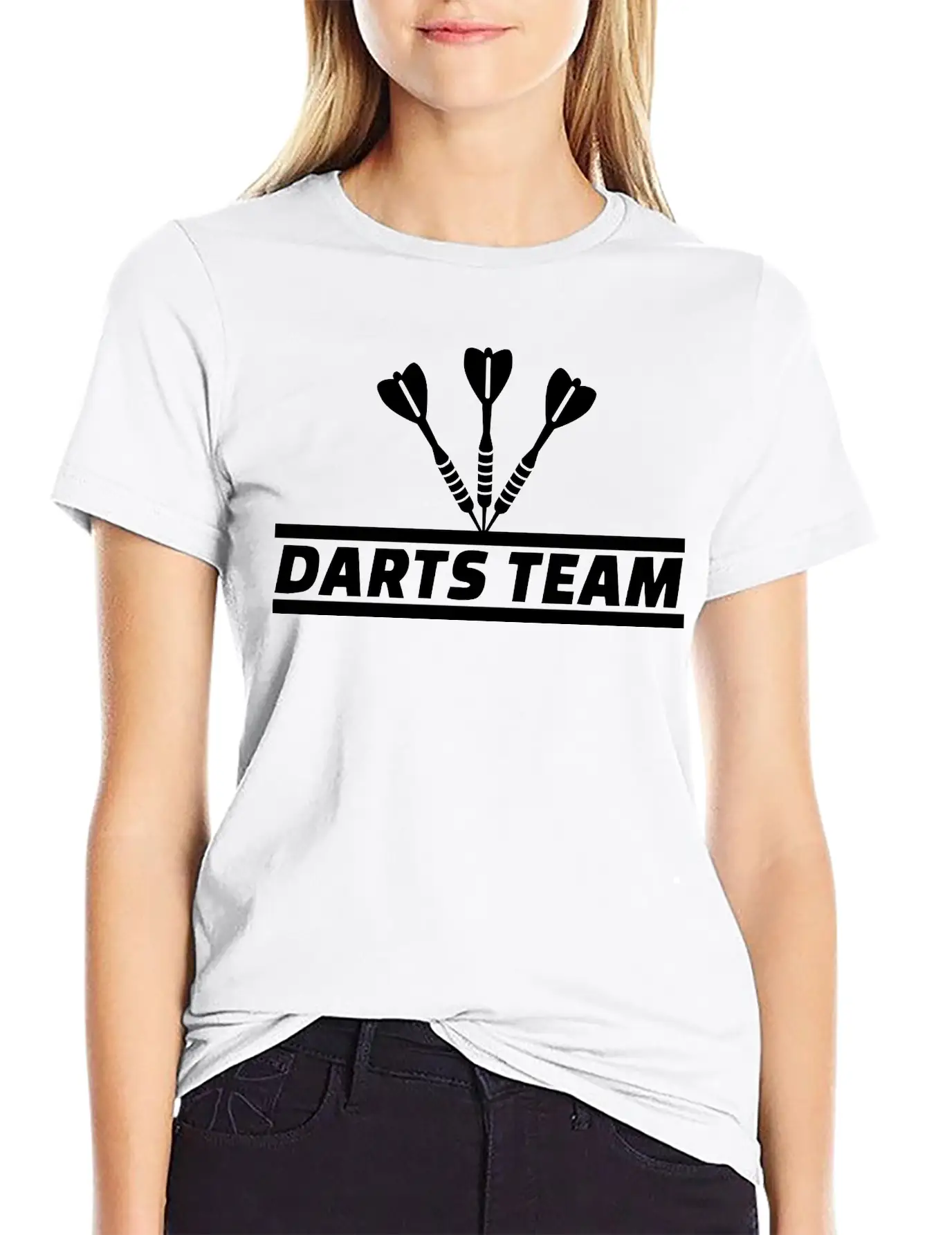 Darts Team Breathable Graphic T-Shirt – Perfect For Casual Days