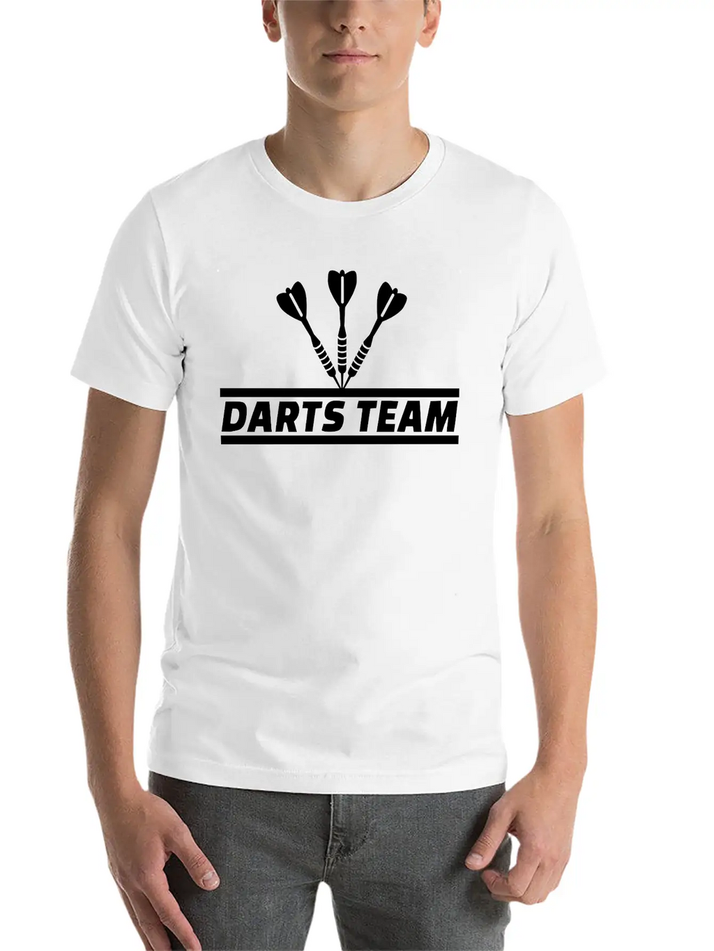 Darts Team Breathable Graphic T-Shirt – Perfect For Casual Days