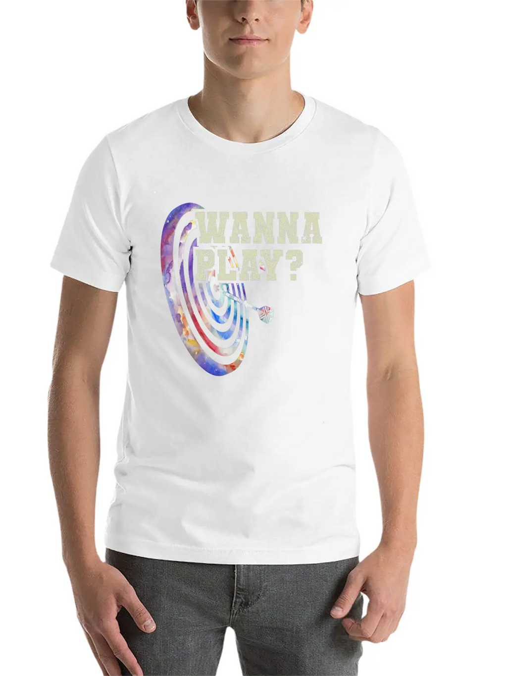Darts WM Darts Arrow Dartboard Gift Stylish Everyday T-Shirt – Unisex Basic Cotton Tee