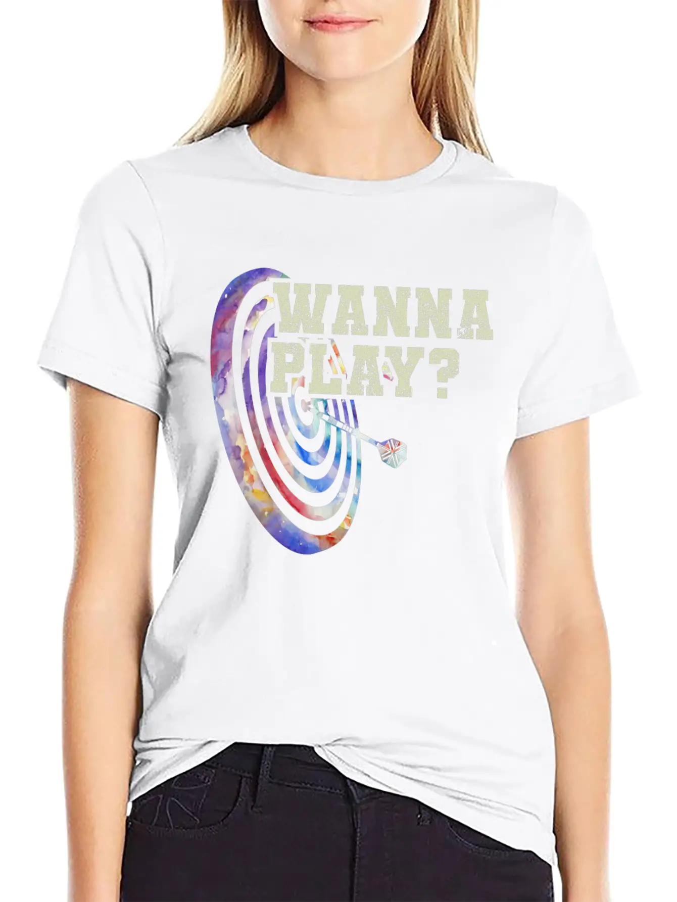 Darts WM Darts Arrow Dartboard Gift Stylish Everyday T-Shirt – Unisex Basic Cotton Tee