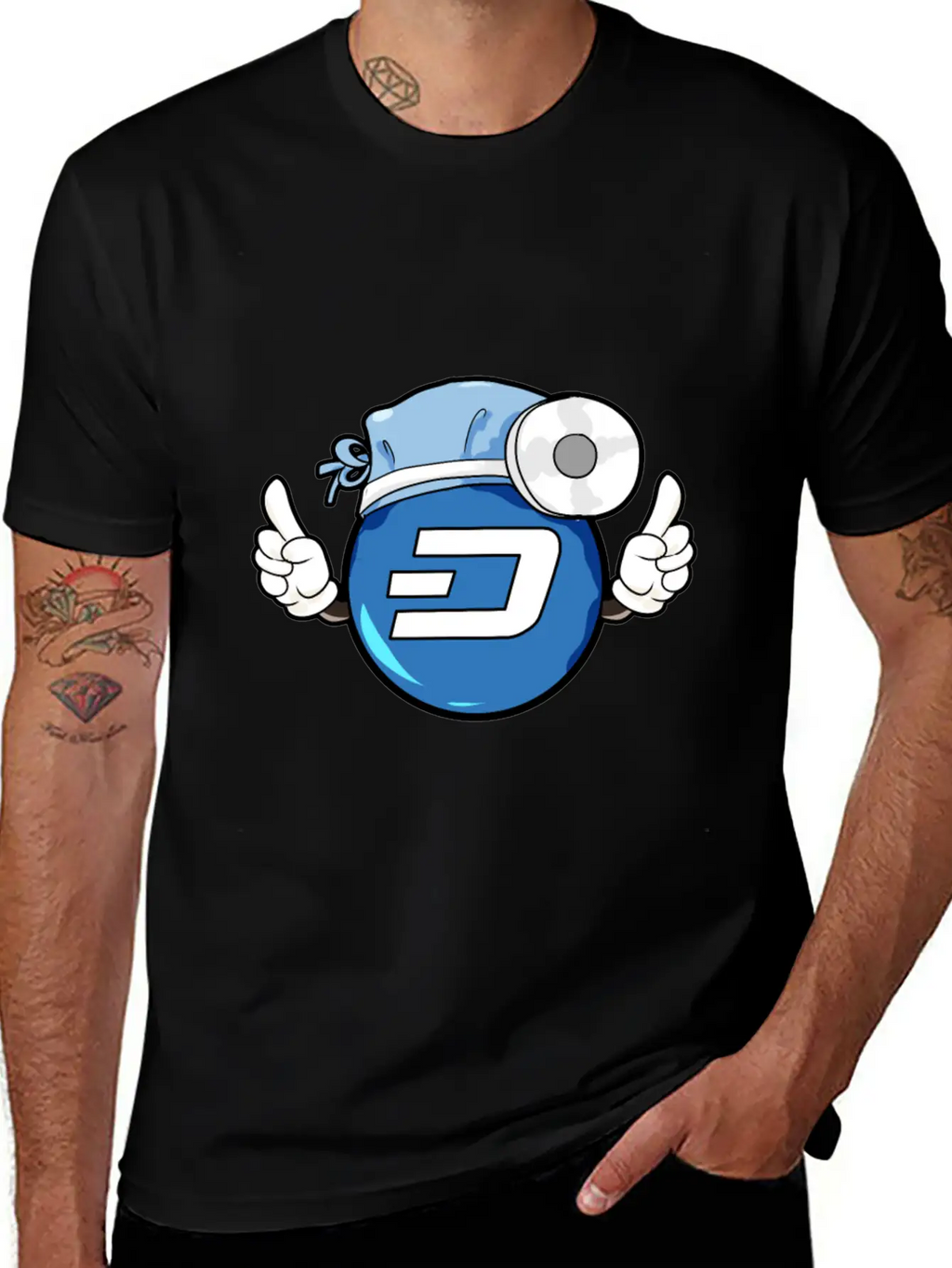 Dash Digital Cash Miner Mining Crypto Blockchain Essential Cotton Tee For Daily Outfits – Unisex Style