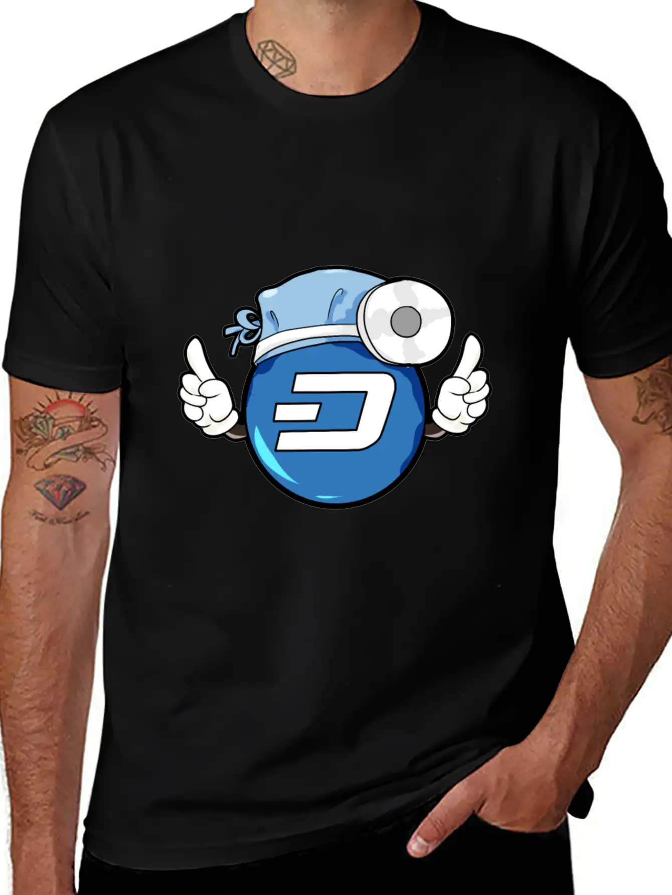 Dash Digital Cash Miner Mining Crypto Blockchain Essential Cotton Tee For Daily Outfits – Unisex Style