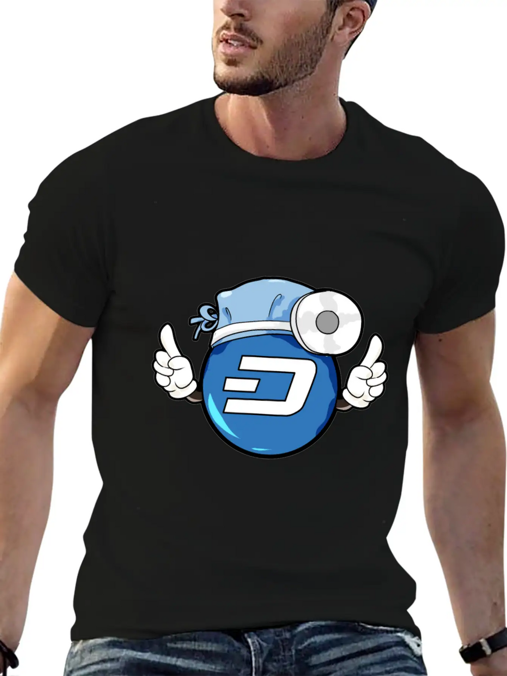 Dash Digital Cash Miner Mining Crypto Blockchain Essential Cotton Tee For Daily Outfits – Unisex Style