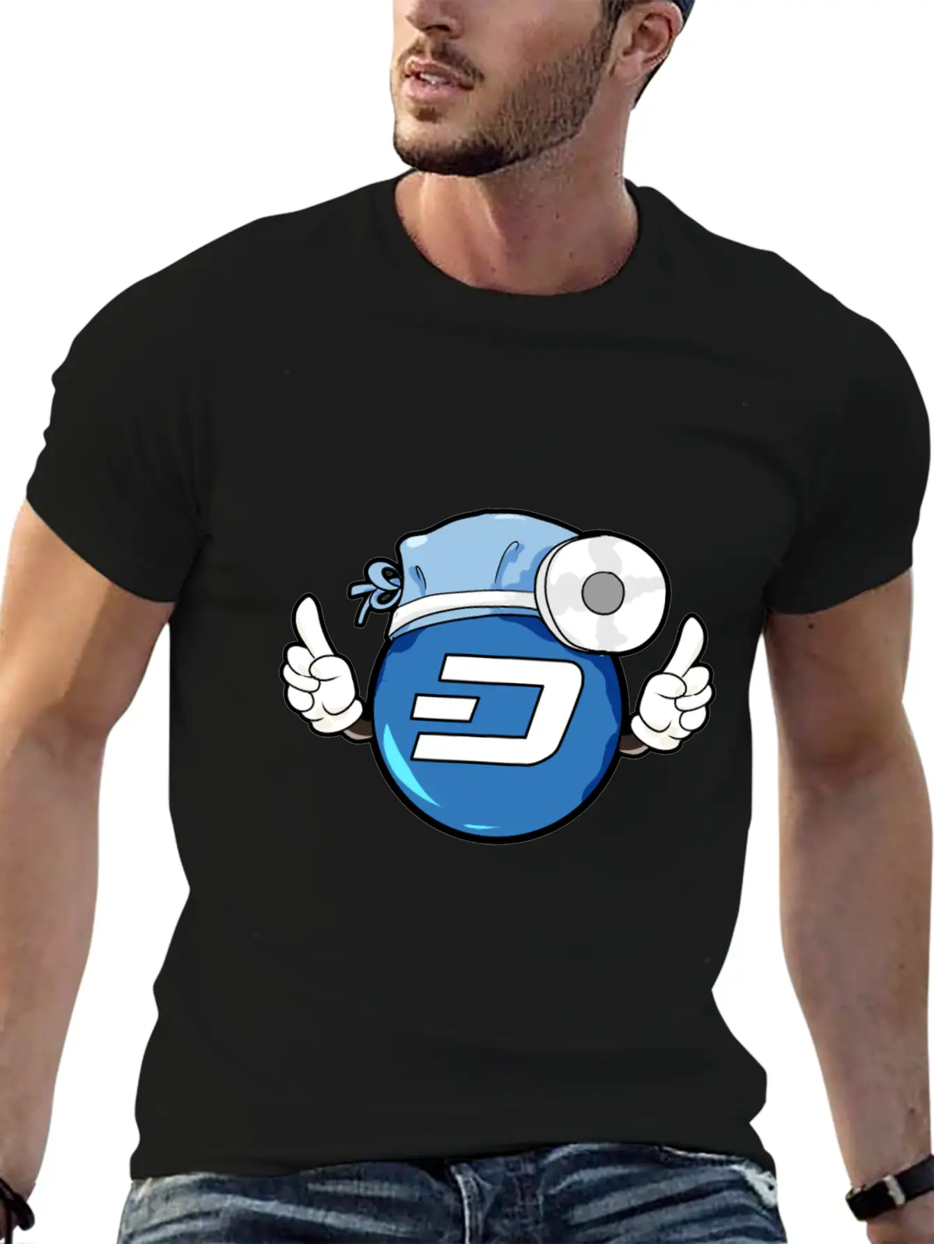 Dash Digital Cash Miner Mining Crypto Blockchain Essential Cotton Tee For Daily Outfits – Unisex Style