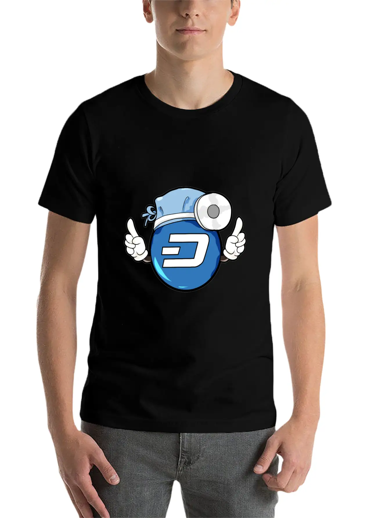 Dash Digital Cash Miner Mining Crypto Blockchain Essential Cotton Tee For Daily Outfits – Unisex Style
