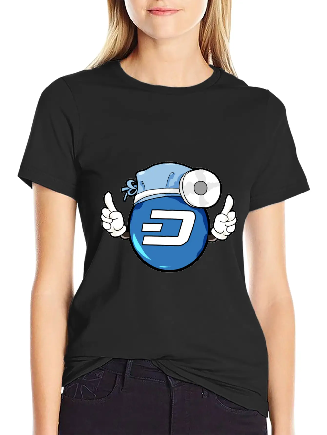 Dash Digital Cash Miner Mining Crypto Blockchain Essential Cotton Tee For Daily Outfits – Unisex Style
