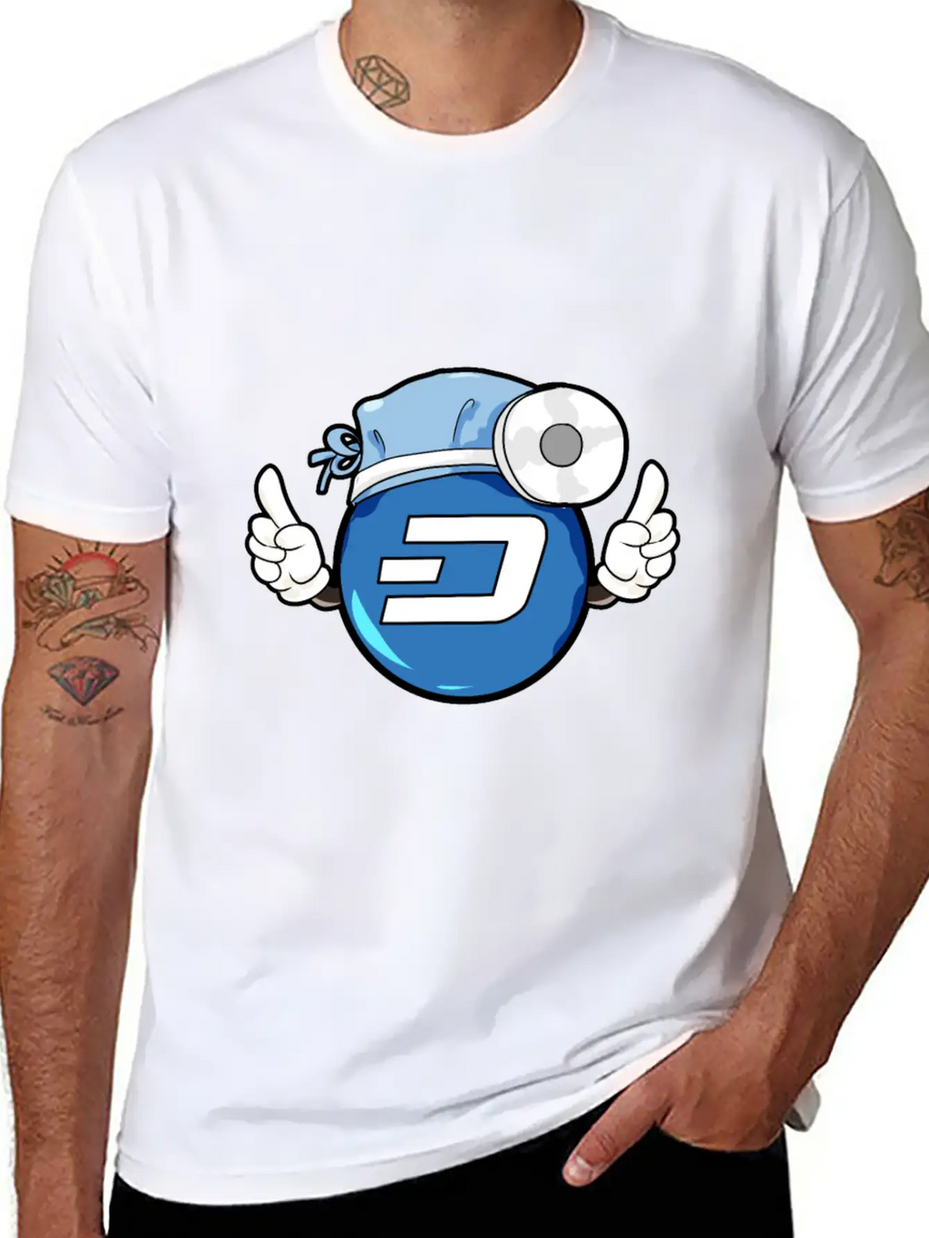 Dash Digital Cash Miner Mining Crypto Blockchain Essential Cotton Tee For Daily Outfits – Unisex Style