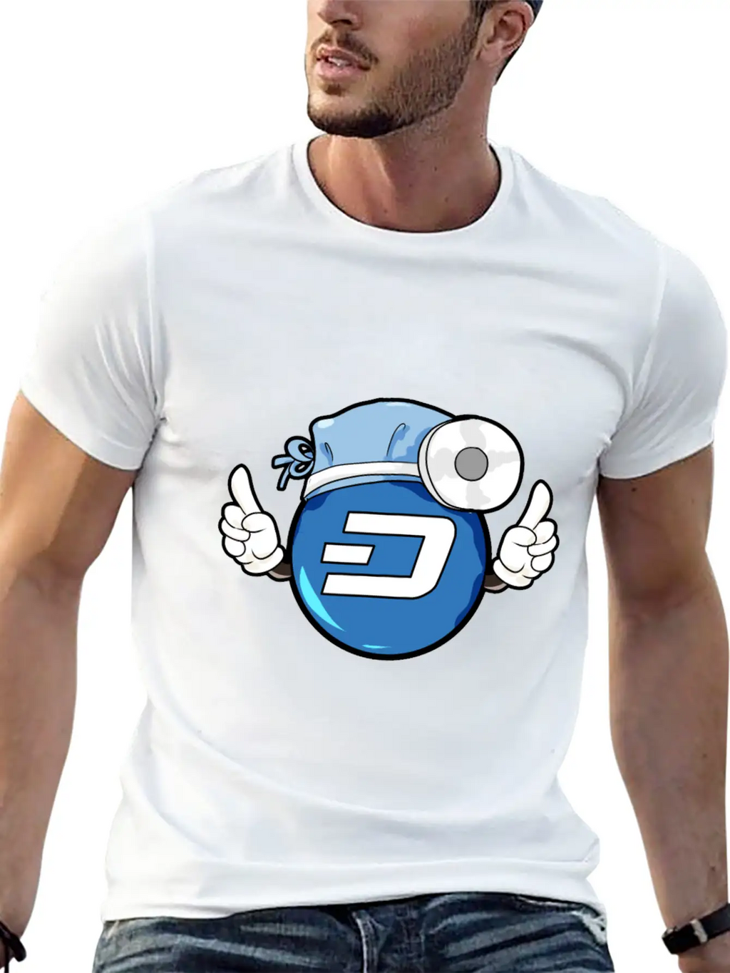 Dash Digital Cash Miner Mining Crypto Blockchain Essential Cotton Tee For Daily Outfits – Unisex Style