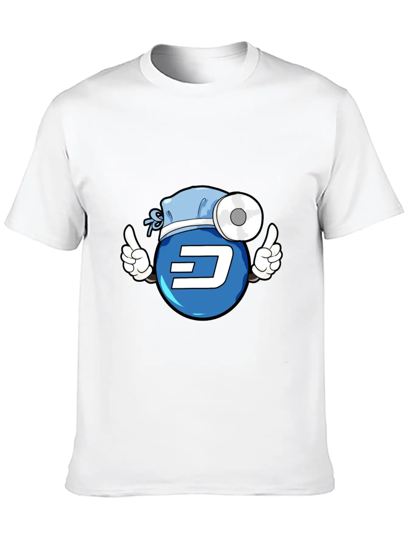 Dash Digital Cash Miner Mining Crypto Blockchain Essential Cotton Tee For Daily Outfits – Unisex Style