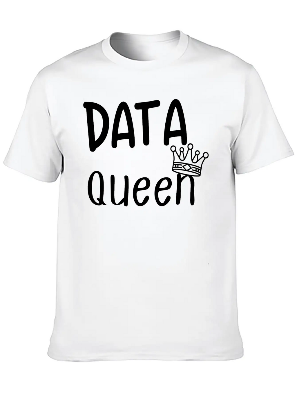 Data Queen Breathable Soft Cotton T-Shirt – Timeless Casual Look