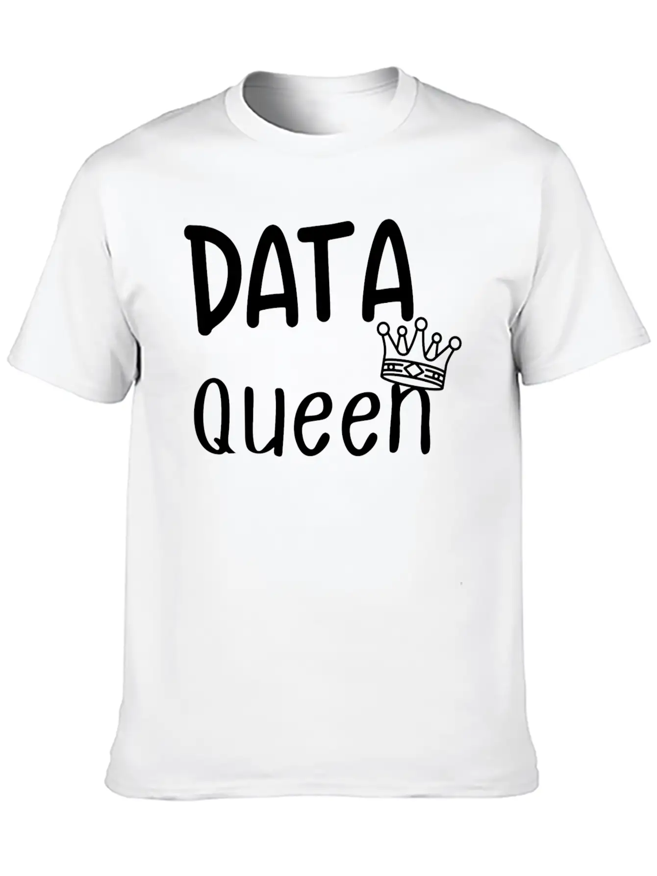 Data Queen Breathable Soft Cotton T-Shirt – Timeless Casual Look