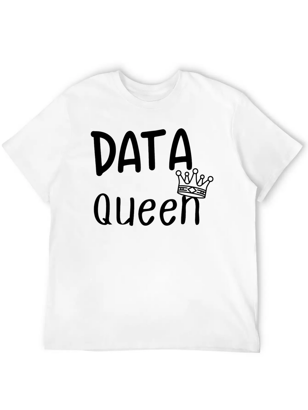 Data Queen Breathable Soft Cotton T-Shirt – Timeless Casual Look