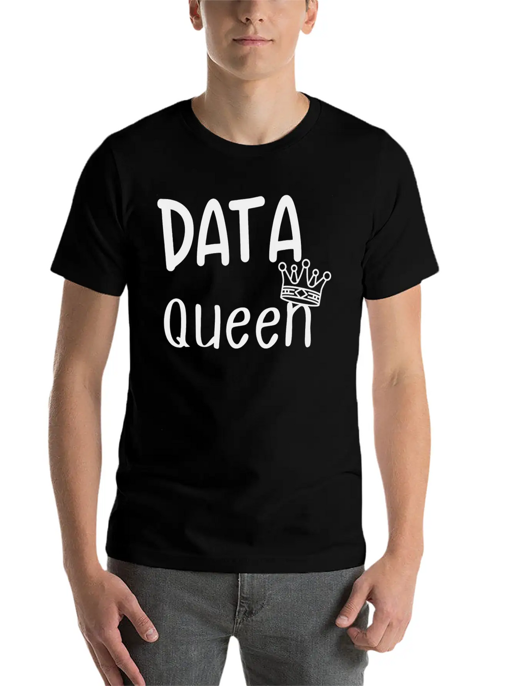 Data Queen Breathable Soft Cotton T-Shirt – Timeless Casual Look