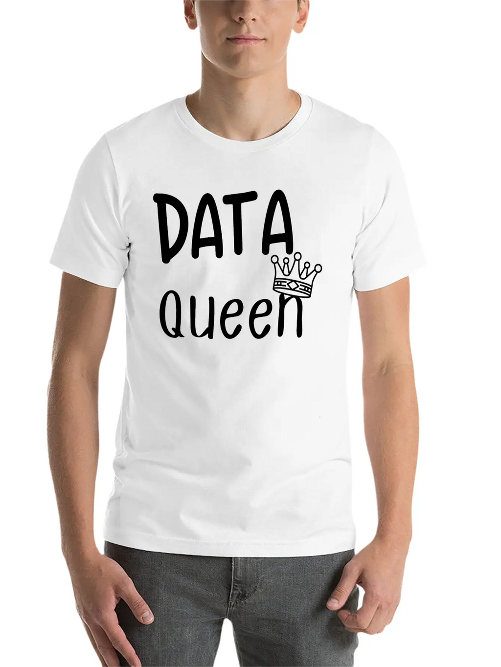 Data Queen Breathable Soft Cotton T-Shirt – Timeless Casual Look
