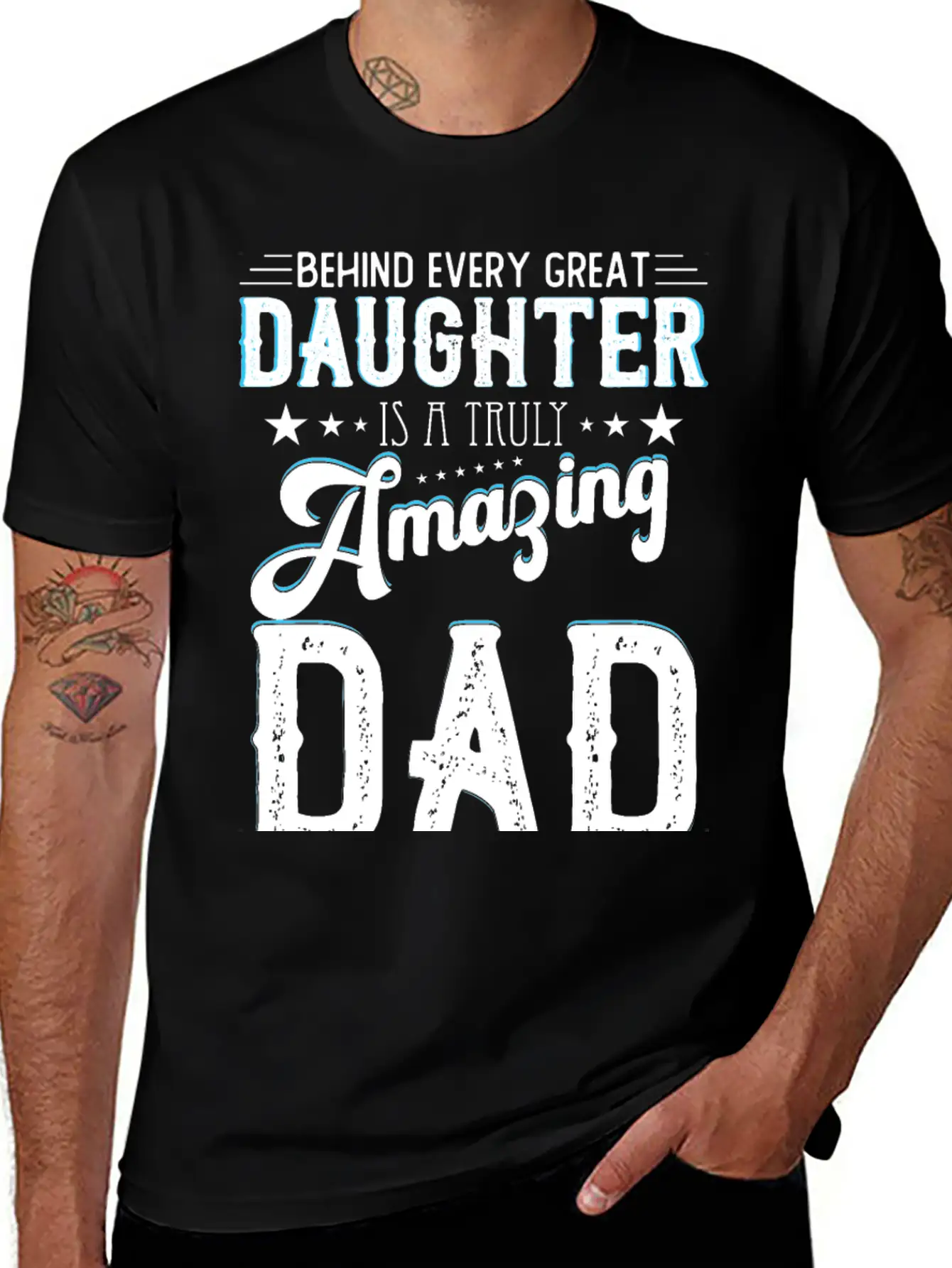 Daughter And Dad Relation Fathersday Gift Classic Cotton Tee – Unisex Comfort For Any Season