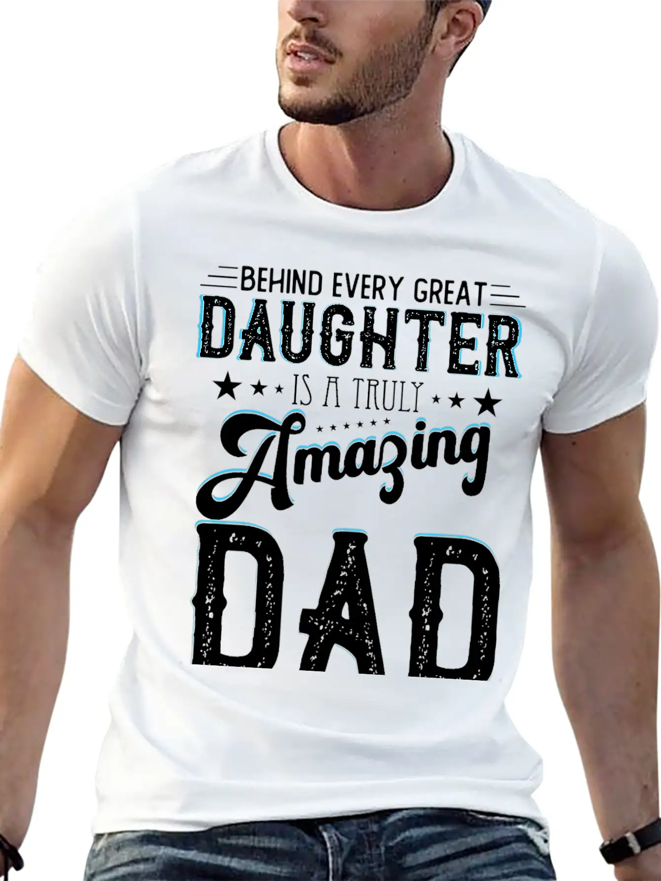 Daughter And Dad Relation Fathersday Gift Classic Cotton Tee – Unisex Comfort For Any Season