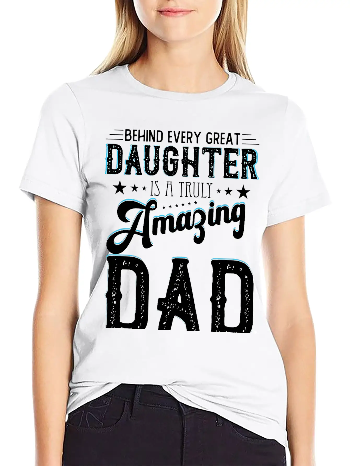 Daughter And Dad Relation Fathersday Gift Classic Cotton Tee – Unisex Comfort For Any Season
