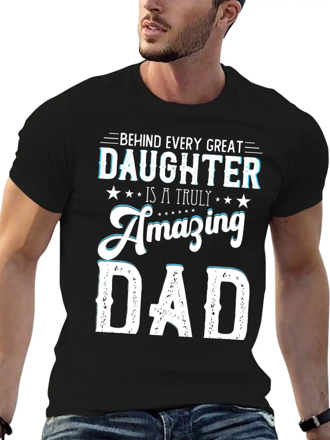 Daughter And Dad Relation Fathersday Gift Classic Cotton Tee – Unisex Comfort For Any Season