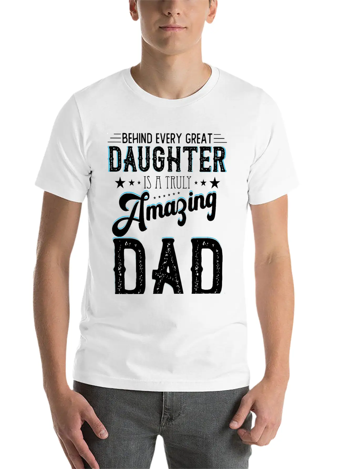 Daughter And Dad Relation Fathersday Gift Classic Cotton Tee – Unisex Comfort For Any Season