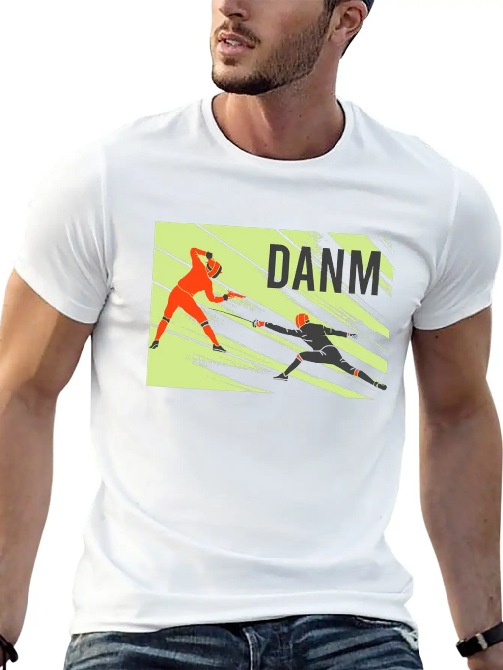 Dawn Funny Fencing Gift Relaxed Everyday Tee – Lightweight And Durable Cotton