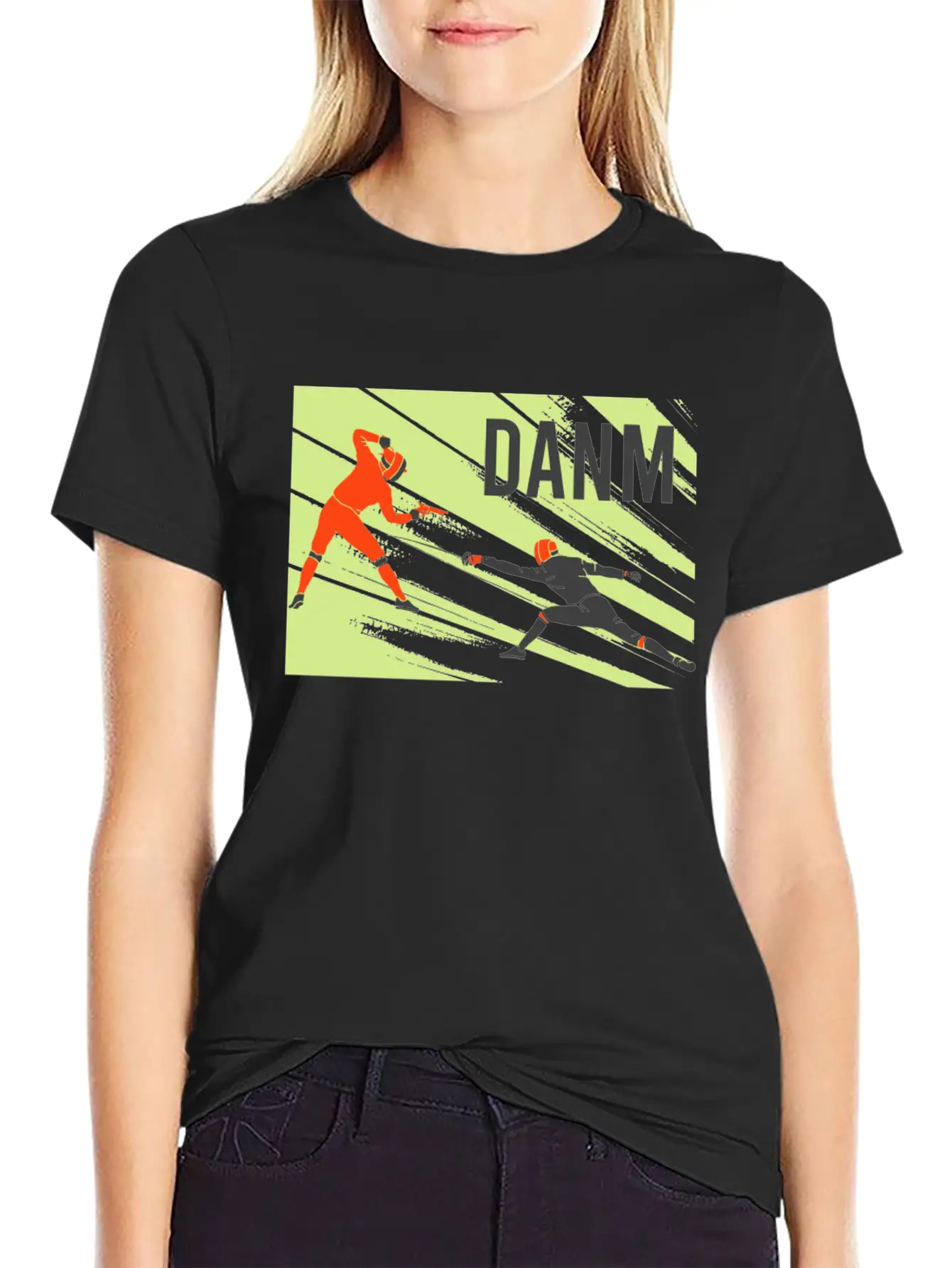 Dawn Funny Fencing Gift Relaxed Everyday Tee – Lightweight And Durable Cotton