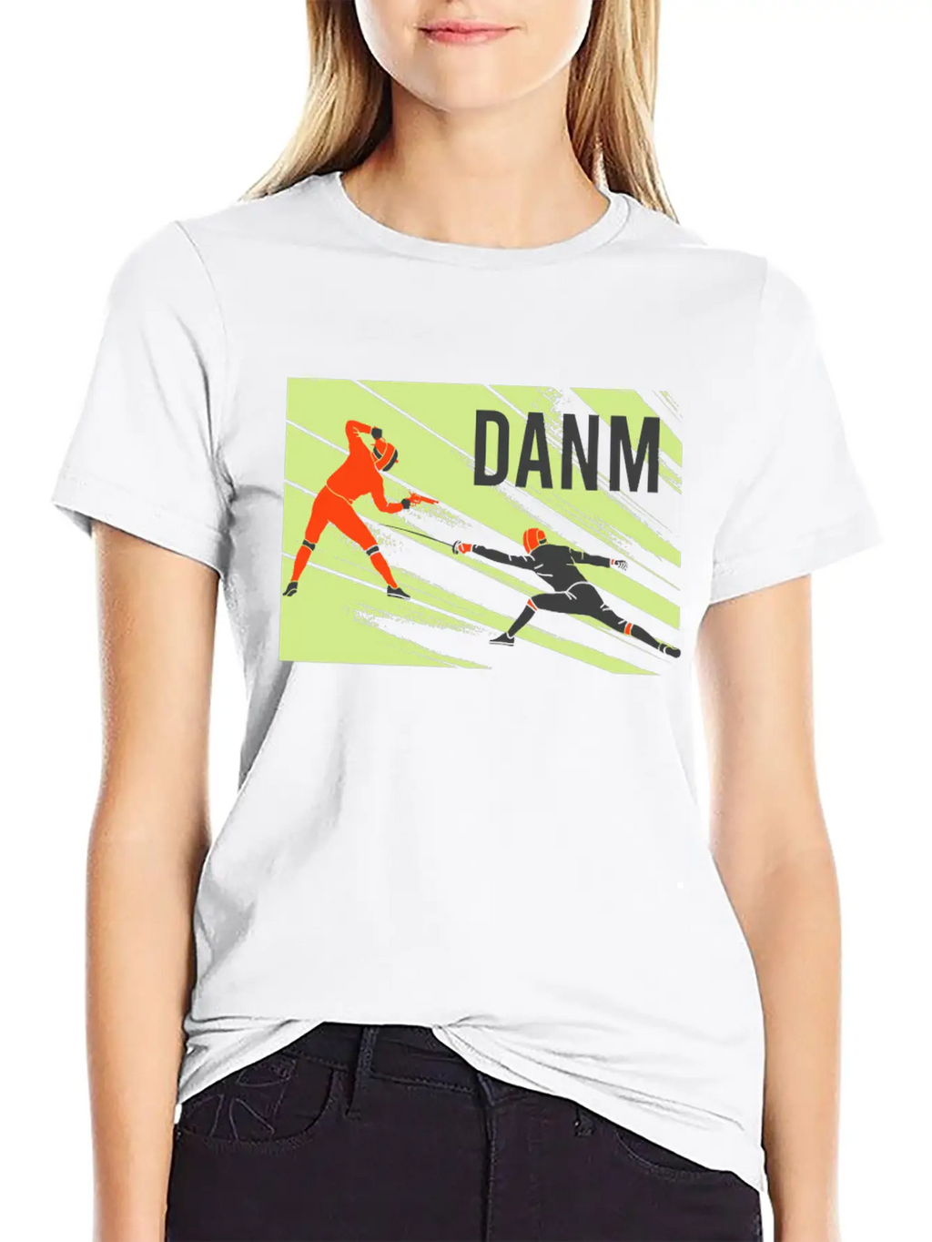 Dawn Funny Fencing Gift Relaxed Everyday Tee – Lightweight And Durable Cotton