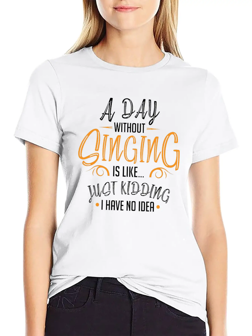 Day Without Singing Singer Choir Member Music Classic Cotton Tee – Unisex Comfort For Any Season
