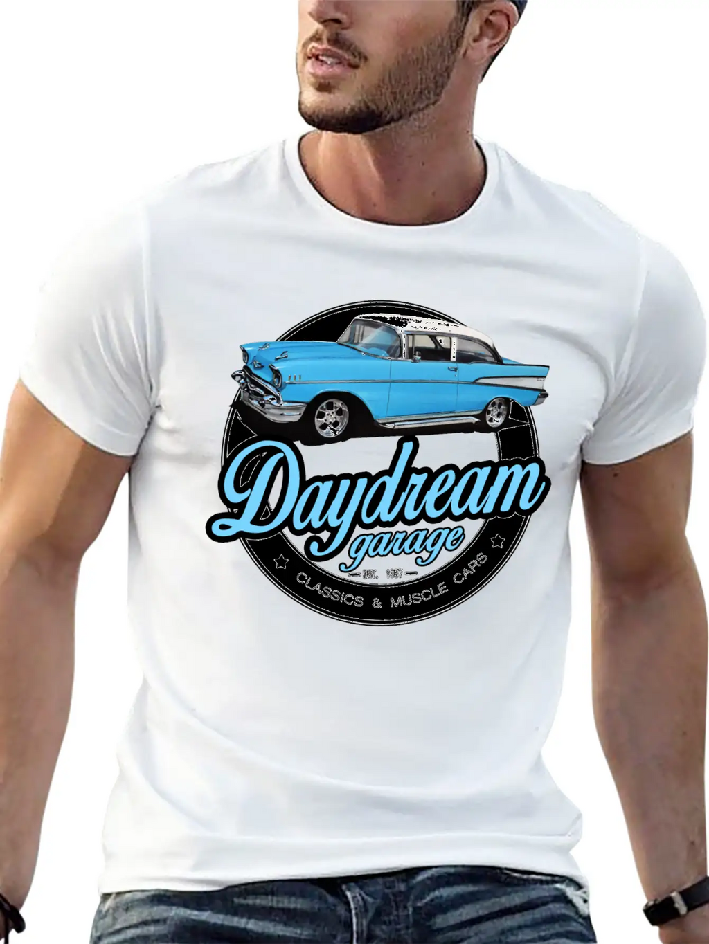 Daydream Deluxe Garage Relaxed Everyday Tee – Lightweight And Durable Cotton