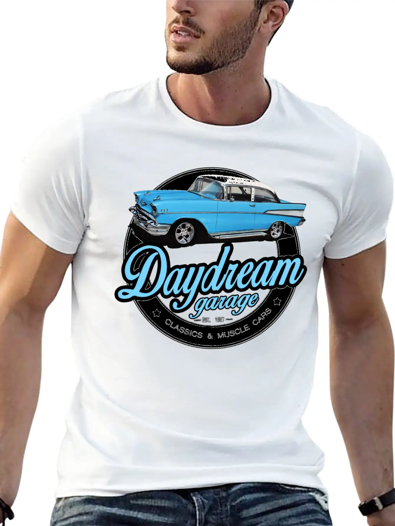 Daydream Deluxe Garage Relaxed Everyday Tee – Lightweight And Durable Cotton