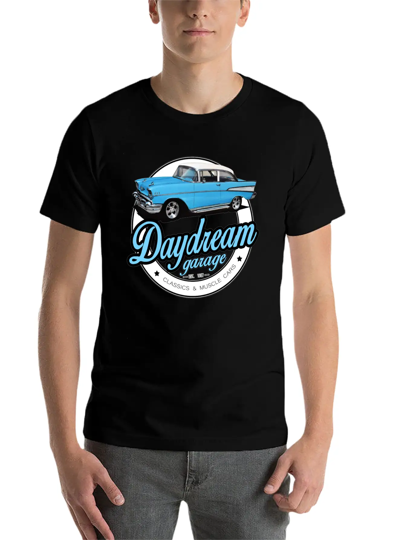 Daydream Deluxe Garage Relaxed Everyday Tee – Lightweight And Durable Cotton