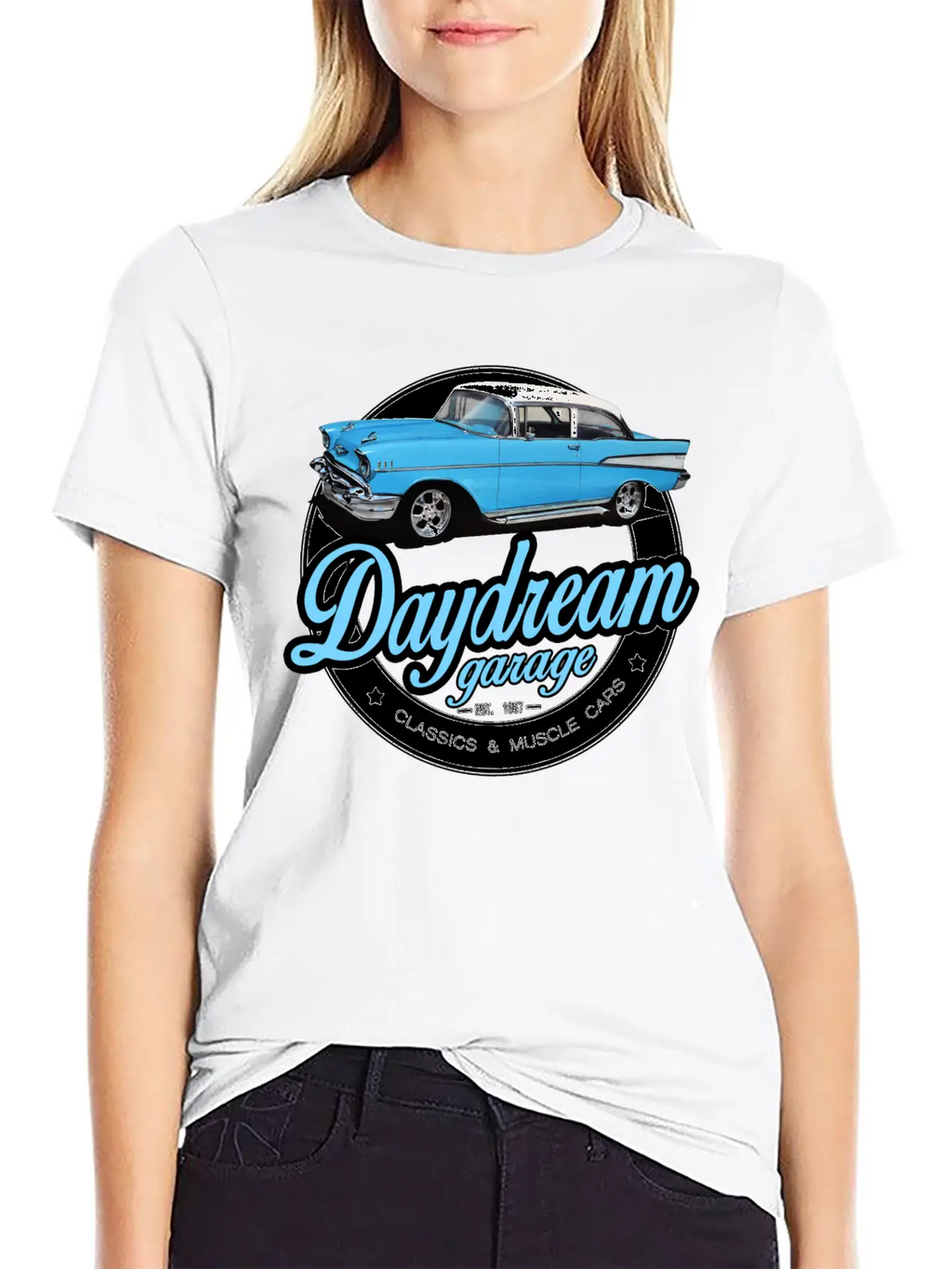 Daydream Deluxe Garage Relaxed Everyday Tee – Lightweight And Durable Cotton