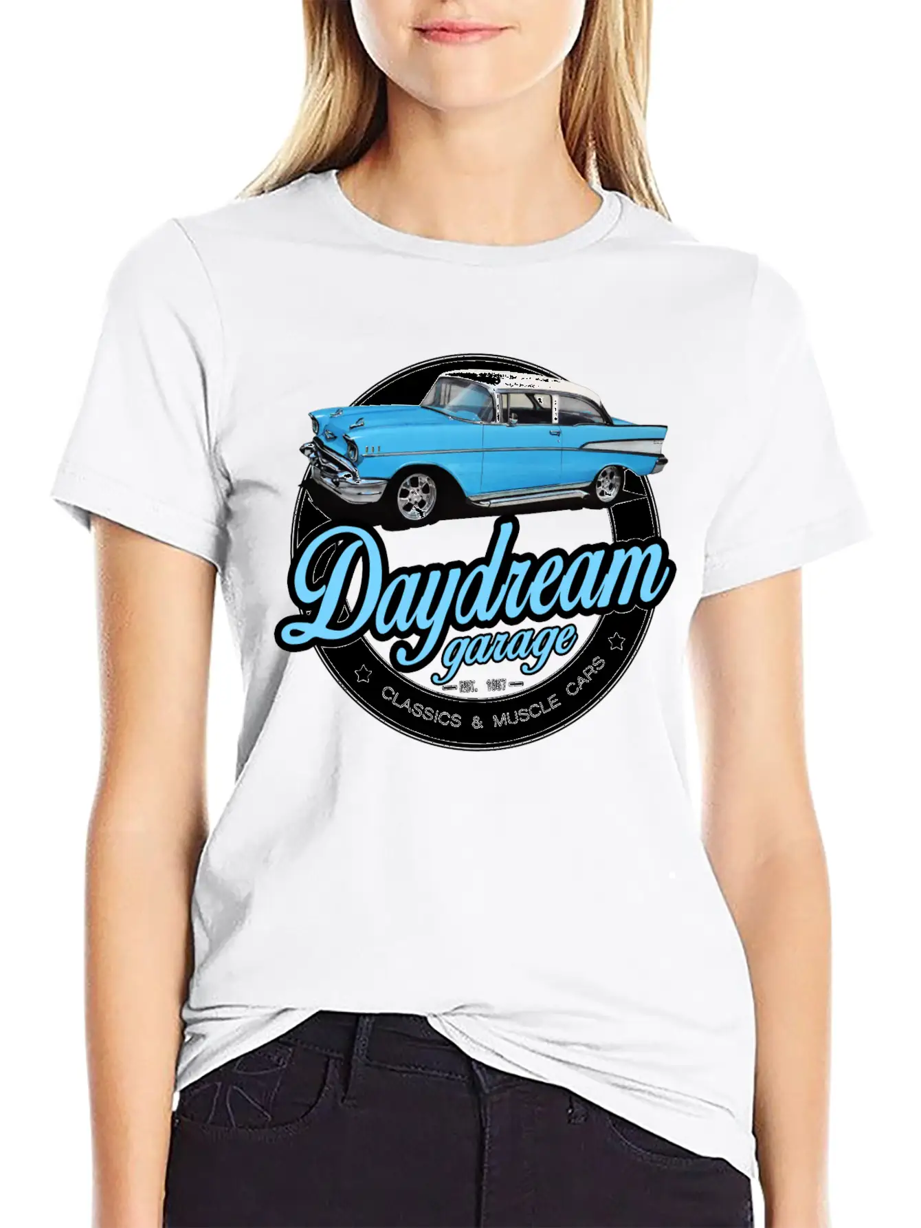Daydream Deluxe Garage Relaxed Everyday Tee – Lightweight And Durable Cotton
