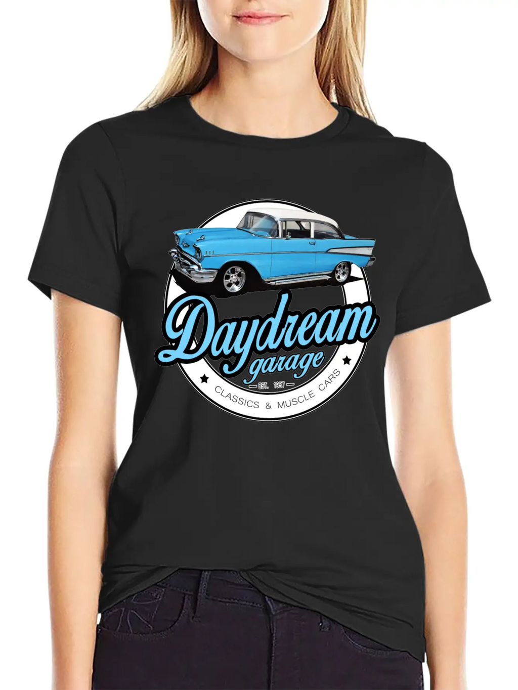 Daydream Deluxe Garage Relaxed Everyday Tee – Lightweight And Durable Cotton