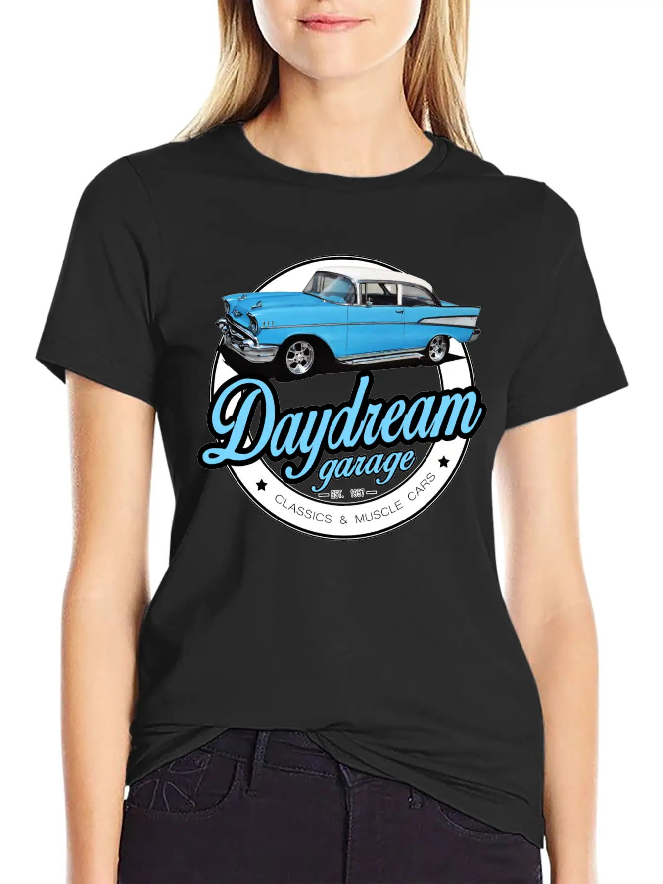 Daydream Deluxe Garage Relaxed Everyday Tee – Lightweight And Durable Cotton