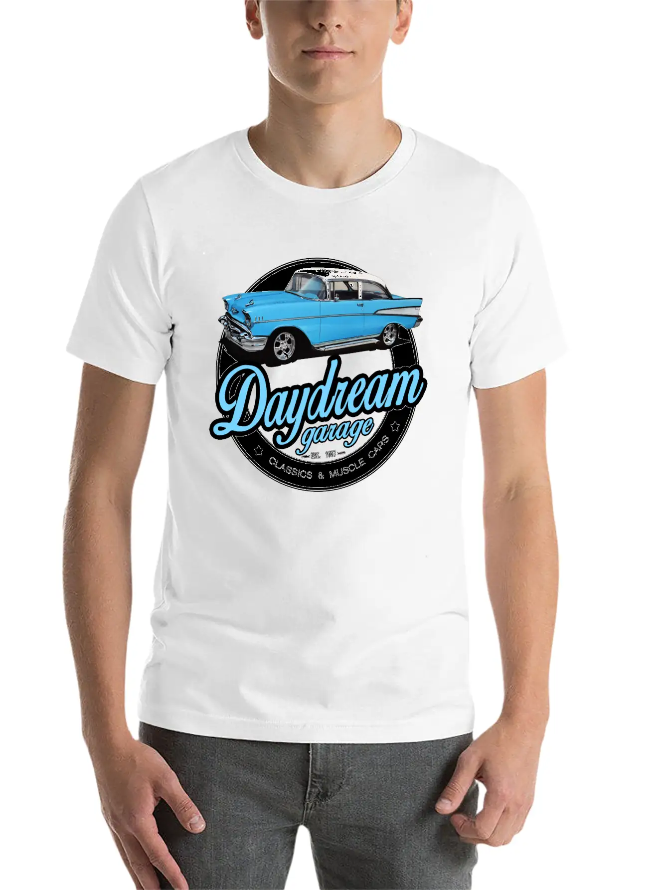 Daydream Deluxe Garage Relaxed Everyday Tee – Lightweight And Durable Cotton