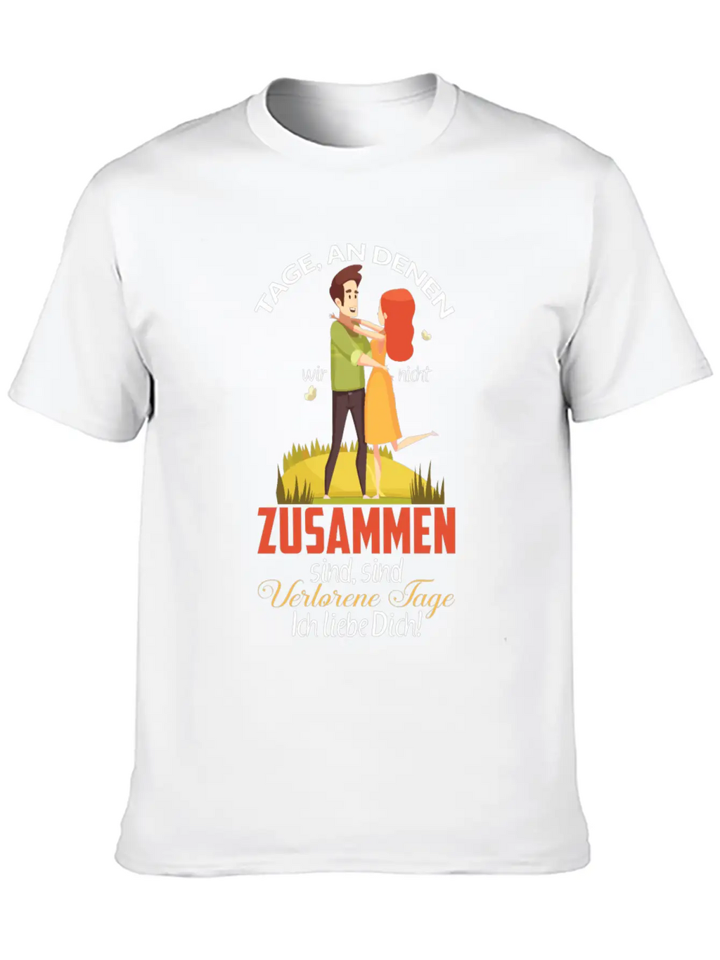 Days When We're Not Together Relaxed Everyday Tee – Lightweight And Durable Cotton