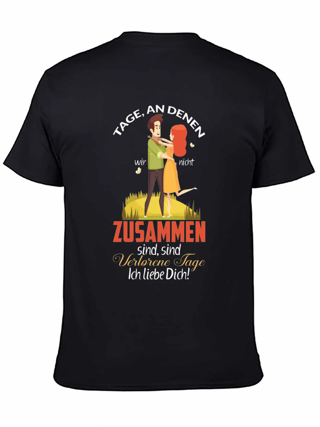 Days When We're Not Together Relaxed Everyday Tee – Lightweight And Durable Cotton