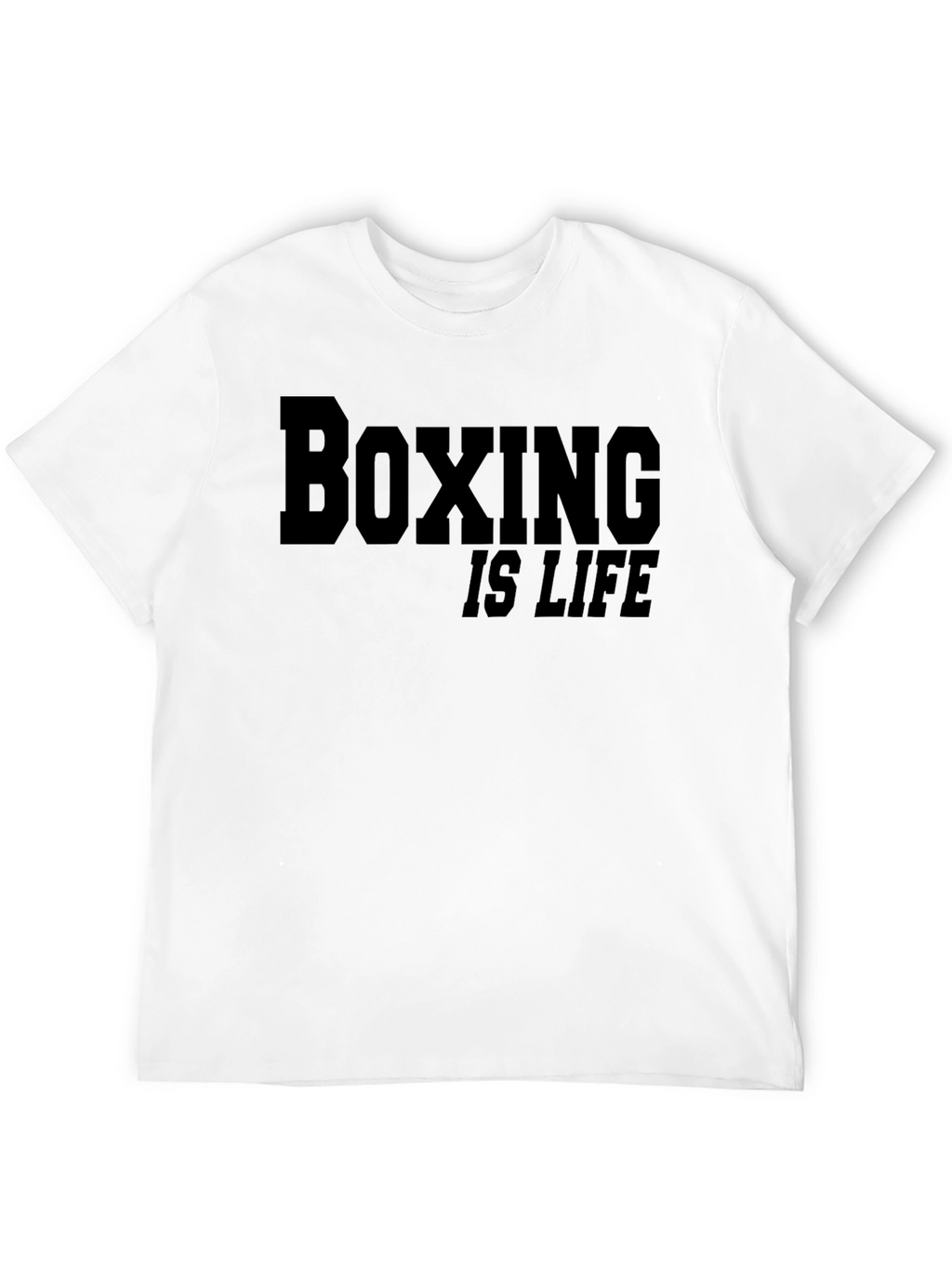 Boxing is Life T-Shirt - Black Graphic Tee