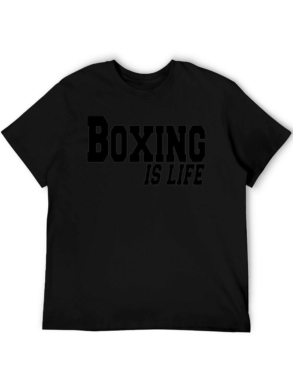Boxing is Life T-Shirt - Black Graphic Tee