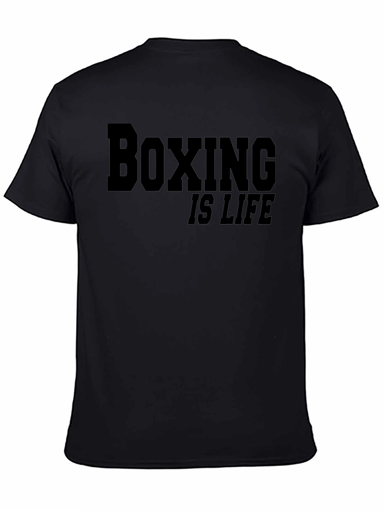 Boxing is Life T-Shirt - Black Graphic Tee